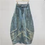 Quần Jeans Machete Mỹ Phong Cách Retro, Edges Thô, Nút Kim Loại