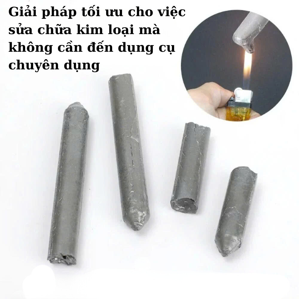 【COD】Que hàn kim loại đa năng không cần dụng cụ chuyên dụng, chỉ cần nguồn nhiệt cơ bản là có thể hàn kết nối chắc chắn.