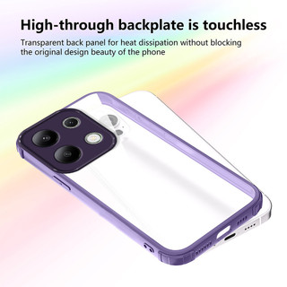 Áp dụng cho Xiaomi Redmi Note 13 4G 23129RAA4G 23124RA7EO 23129RA5FL Vỏ điện thoại vỏ mềm bảo vệ trong suốt cao cấp