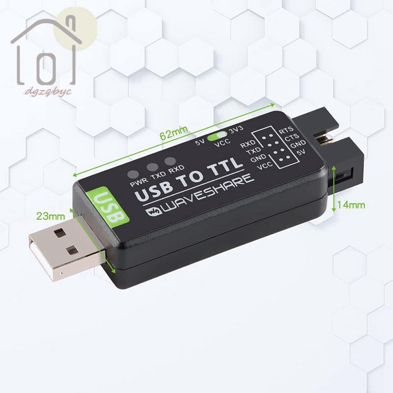 FT232RL Module USB sang Serial UART, chuyển đổi nối tiếp công nghiệp sang USB/TTL