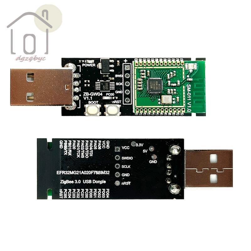 1 Cái ZigBee 3.0 Labs Mini EFR32MG21 Cổng Hub Nguồn Mở USB Dongle Chip Module Silicon ZHA NCP Trợ Lý Gia Đình