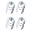 Yoo 4 Mũ Bánh Xe Ô Tô Adapter Thân Nắp Lốp Nhôm Bộ Chuyển Đổi Không Khí Lốp Cho Tự Động