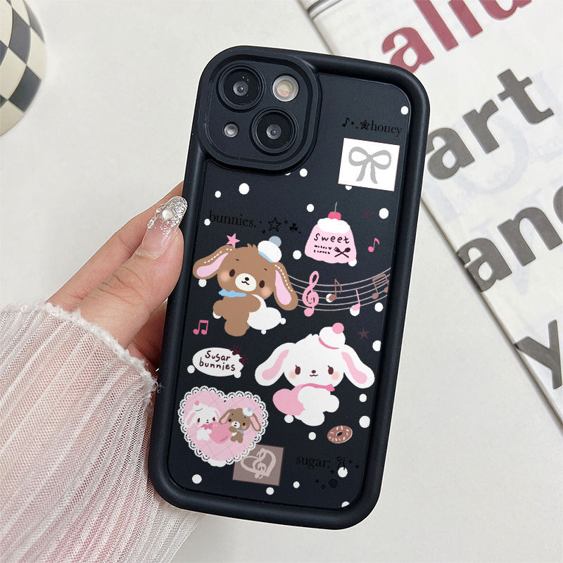 Ốp Lưng Cho Samsung Galaxy A07 A06 A05 A04 A03 A17 A16 A15 A14 A13 A25 A23 A22 A35 A33 A32 A31 A56 A55 A52 A51 A50 Chống Rơi Thiên Thần Thiết Kế Mắt Họa Tiết Gấu Dễ Thương JGS211