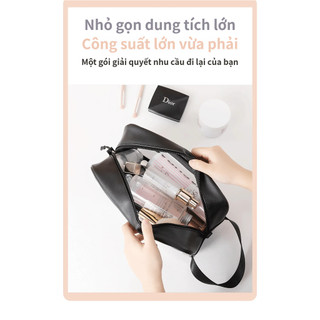 Phong Cách Hàn Quốc ins Phong Cách Dung Tích Lớn Di Động pu Mờ Trong Suốt Chống Thấm Nước Dày Rửa Bảo Quản Túi Đựng Mỹ Phẩm Chống Bụi