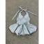 Áo Kiểu nữ bệt Vai dây Tự Cột Cổ yếm peplum