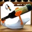 SA Artistic Geese Designs Giá đựng chai nhựa Giá đỡ chai nước uống Hoàn hảo để trang trí phòng ăn và tiệc tùng