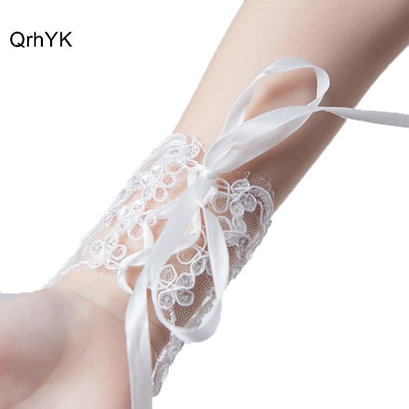 Thời Trang Nhà Máy Bé Gái Găng Tay Công Chúa Bé Gái Đầm Găng Tay Ren Kim Cương Chụp Ảnh Trang Phục QrhYK