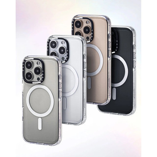 CASECASE X Phiên bản tốt nhất của Vỏ điện thoại Oneself HỒNG CAMERA RING EDITION Tác động Vỏ hút từ tính trong suốt cho IPhone 17 / 16 / 15 / 14 / 13 Pro Max Air với bao bì cao cấp