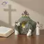 Đèn Phục Sinh HFTOY Cảnh Phục Sinh Ngôi Mộ Trống, Trang Trí Sân Vườn Chiếu Sáng Bằng Đèn LED, Màn Hình Lăng Mộ Phục Sinh Trong Nhà ~