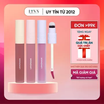 Son Kem Mịn Lì Thuần Chay 2 Đầu Lemonade Perfect Couple Lip Thiết Kế Vượt Trội - 3.5g
