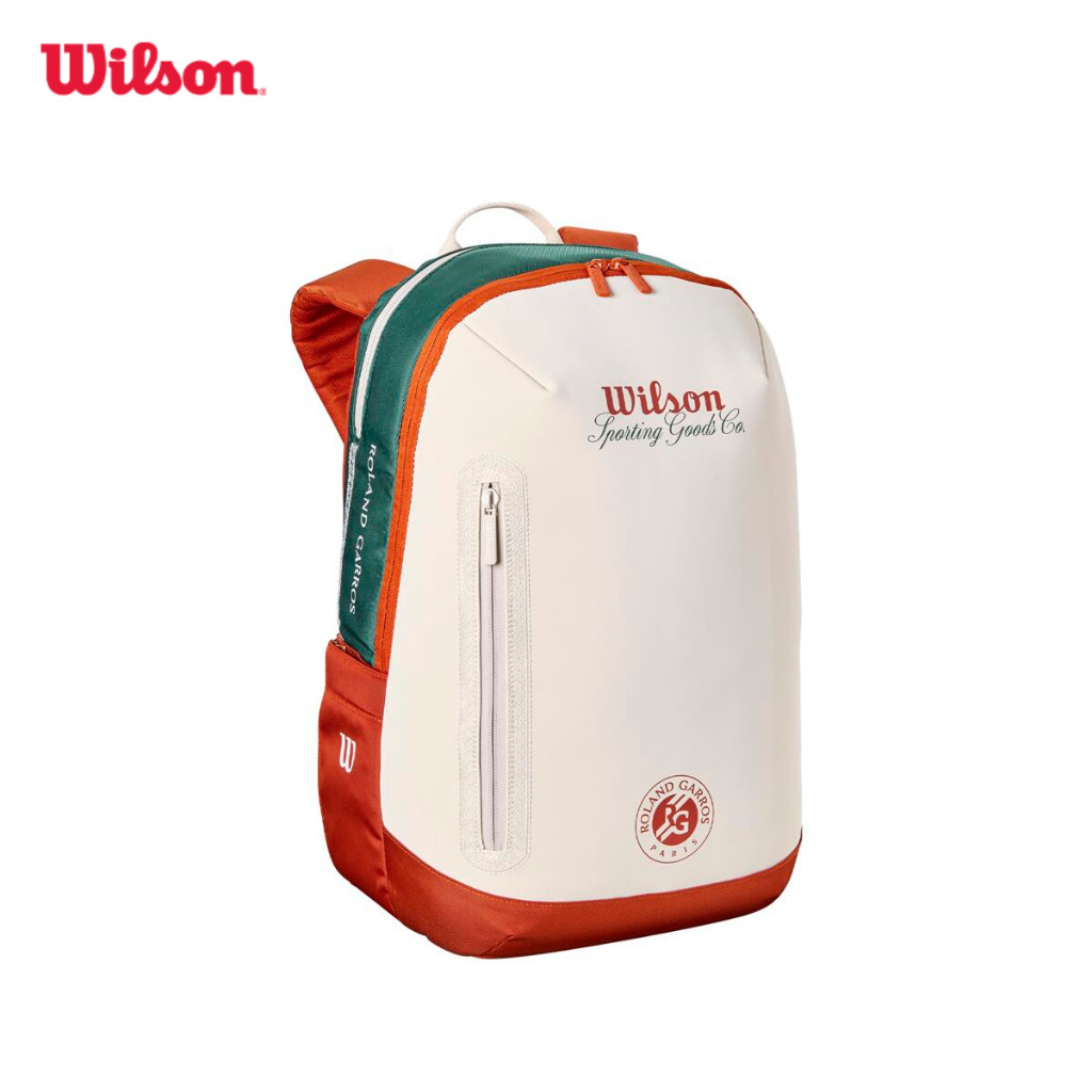 Wilson Roland Garros 2026 Tennis Backpack Balo Đựng Vợt Tennis Thể Thao WR8052601001