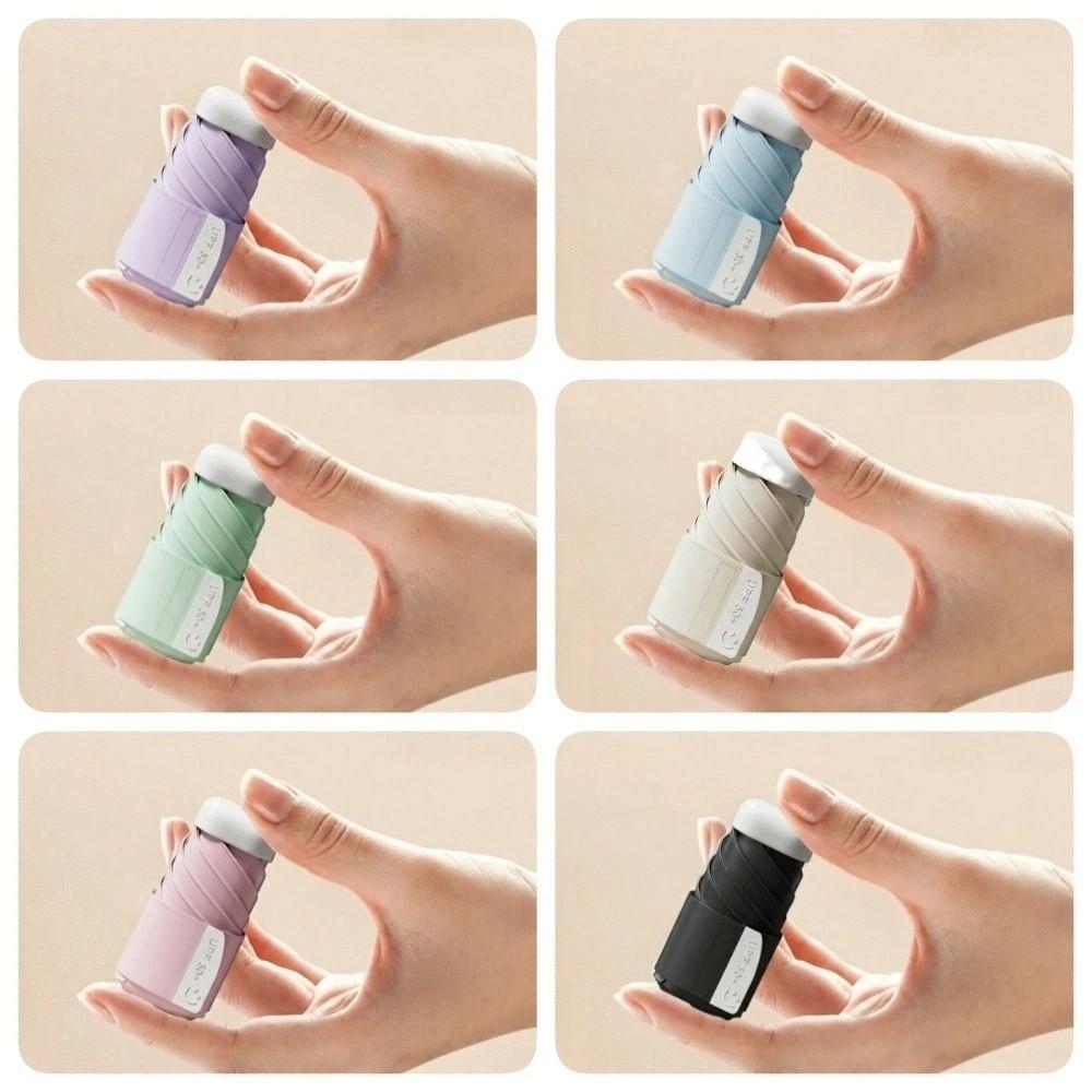 Ô Dù MiniFUHUIOT UPF50 - Chống Nắng & Mưa, Túi Lưu Trữ, Dành Cho Nữ