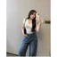TH002- Áo thun cổ tim tay cộc độn vai TL.Online Shop ☘️freeship