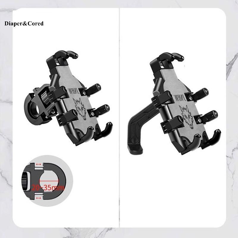 Giá đỡ điện thoại xe máy 8 móng đa năng DIAPER & CORED cho xe tay ga, ATV, xe đạp YTH