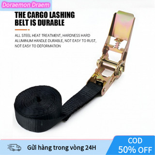 【COD】Dây buộc hàng xe máy 25mm 1000kg không móc, đa năng cố định bình xe, thùng hàng và vật dụng cồng kềnh.