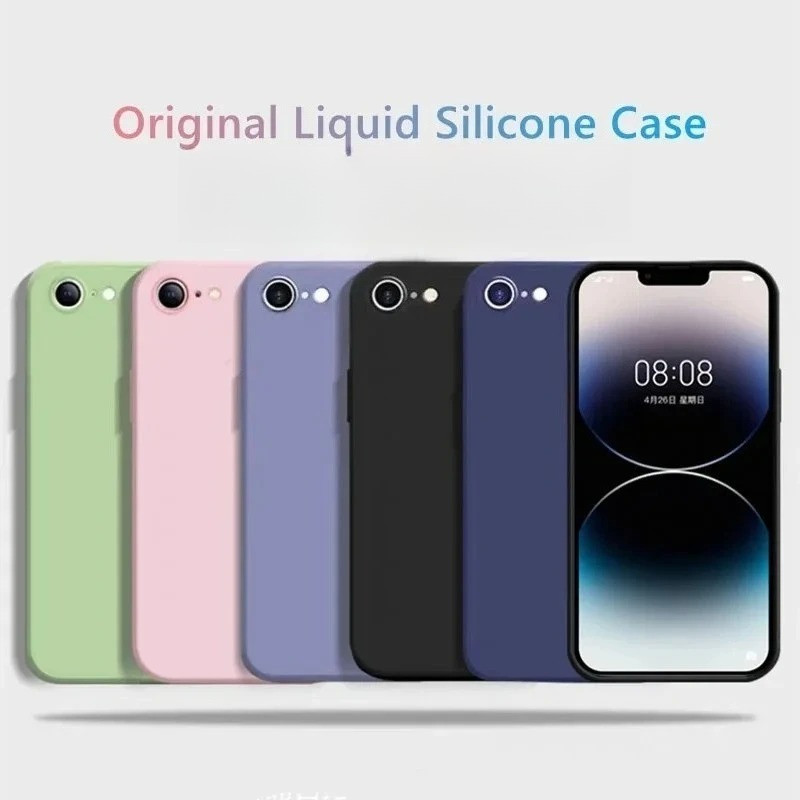 Ốp silicon siêu mỏng chống sốc cho iPhone 16e/16/16 Pro/16 Plus/16 Pro Max, TPU mềm bảo vệ