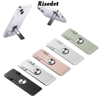 Giá đỡ máy tính bảng RISEDOT, 360° Giá đỡ điện thoại di động siêu mỏng xoay, Giá đỡ học tập bằng thép không gỉ tự dính đa năng cao cấp để bàn