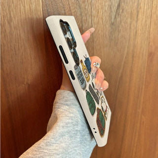 Ốp bảo vệ họa tiết Mischievous Puppy thích hợp cho Samsung s26 s26ultra s22u s23 plus s23FE s24 s25 plus A55 A56 A36 ốp điện thoại di động