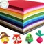 PUSKY - 20 Chiếc Vải Nỉ Mềm 20 Màu Cho DIY và Handmade, Vải Không Dệt 1mm