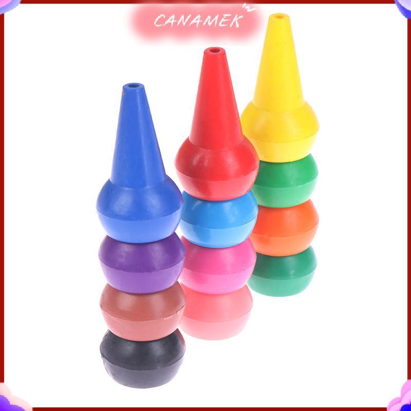 CANAMEK 12 Chiếc Không Độc Hại Trẻ Em Màu Sắc An Toàn Cho Bé 3D Ngón Tay Nghệ Thuật Tiếp Liệu CSF