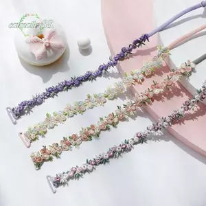 CATMALLER88 - Dây Đeo Áo Ngực Họa Tiết Hoa, Co Giãn Polyester, Chống Trơn Trượt Cho Tiệc Cưới