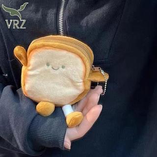 VRZ Sang Trọng Ví Bánh Mì Nướng Bánh Mì Đáng Yêu Mini Đồng Xu Di Động Sang Trọng Thẻ Chìa Khóa Tai Nghe Túi Bảo Quản Ví Mặt Dây Chuyền Móc Khóa Bé Gái Quà Tặng Đồ Chơi HOT