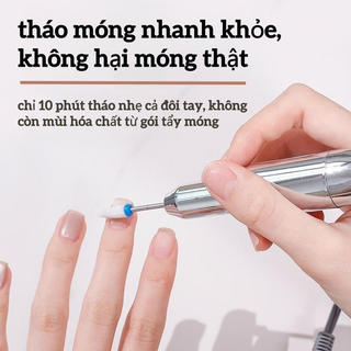 Máy dũa móng điện máy mài móng máy làm nail máy chăm sóc móng máy đánh bóng móng máy cắt da, hỗ trợ 40 cấp điều chỉnh tố
