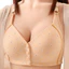 Phụ nữ trung niên và người già plus size khóa trước cốc cố định đồ lót nữ không có vòng thép dây đeo vai thoáng khí áo ngực mỏng