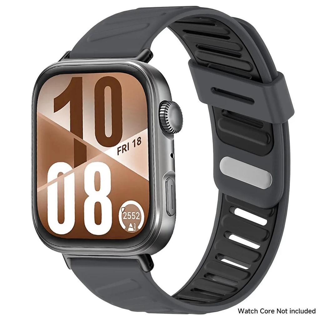 Dây đeo silicon hai tông màu thể thao từ tính cho Huawei Watch Fit 5/Fit 5 Pro/Fit 4 Pro/Fit 4/Fit 3