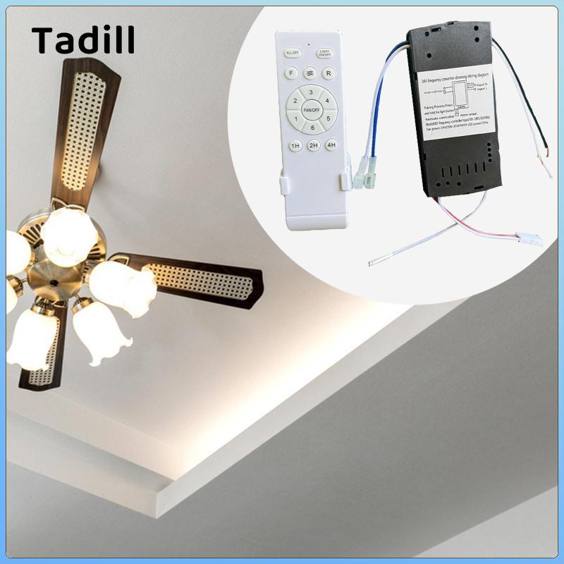 Bộ điều khiển từ xa quạt trần chung 6 tốc độ Phụ kiện nhẹ Thời gian