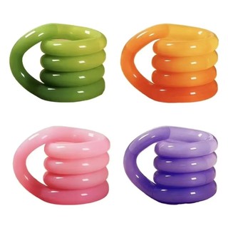 Đồ chơi xoắn OIWLSAX321, Đồ chơi Fidget có thể biến dạng màu cầu vồng, Thay đổi màu sắc tâm trạng Huấn luyện sự chú ý bằng nhiệt sắc Đồ chơi dây biến dạng cho trẻ em
