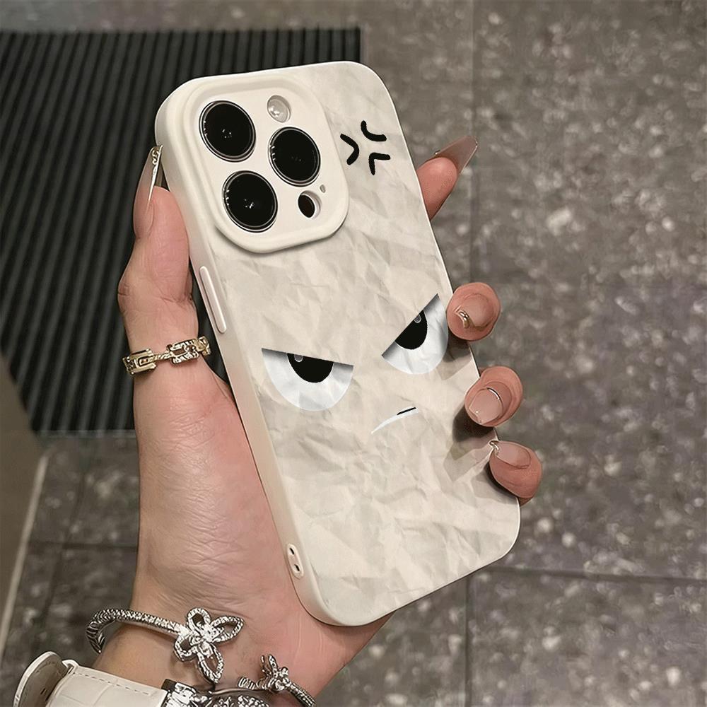 Biểu hiện tức giận có thể áp dụng cho iphone 17/16/12/13 nếp gấp 3 chiều 11/15promax vỏ điện thoại