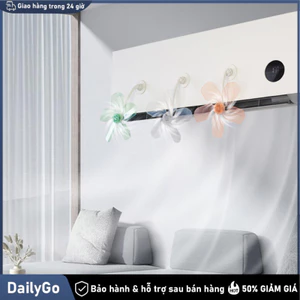 Tấm chắn gió xoay 5 cánh Tấm Chắn Gió Điều Hòa, Xoay 360 Độ, Chống Gió Lạnh Thẳng, Bảo Vệ Sức Khỏe, 3-5 Cánh