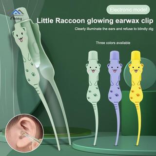 ELBBKG Sữa Rửa Tai Mềm Chọn Tai LED Flash Light Ear Wax Curette Picker Dụng Cụ Làm Sạch Tai Sáp Tai Loại Bỏ Đào Earpick Mới