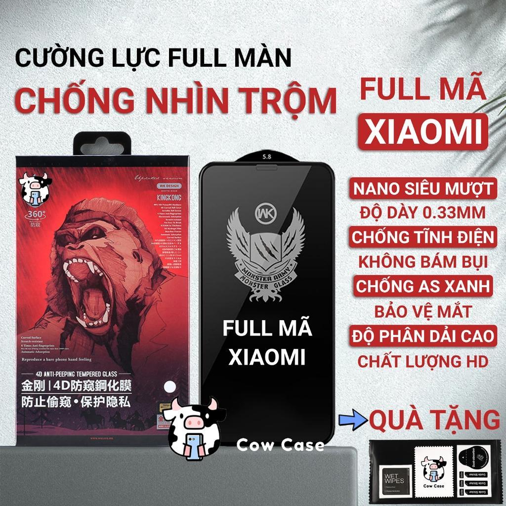 Cường lực chống nhìn trộm cho redmi 13 /14T Note 13/12/11/10/14C/13C/12C/10C/9S/9/9A/9C/9T/8/7/C40