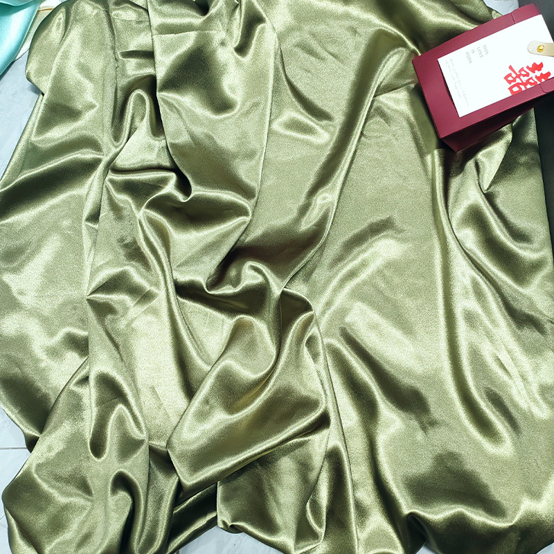 0,5m Pha Lê Sáng Bóng Giả Acetate Vải Dày Chống Nhăn Chất Liệu Drap Cho Trang Trọng Phù Hợp Với Váy Váy Thủ Công