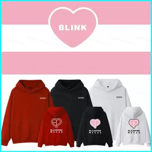 hoodie phong cách Blackpink unisex tay dài dành cho fan tour Macao