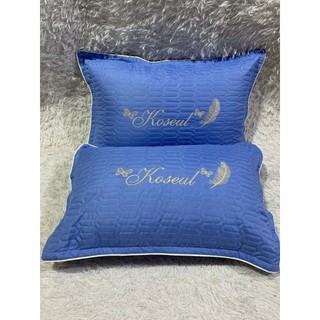 (NHIỀU MÀU) Vỏ gối áo gối satin poly màu thêu