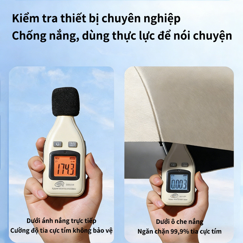 Ô Dù Tự Động 24 Nan Gấp Gọn - Bấm 2 Chiều, Size Lớn, Chống UV & Che Mưa Hiệu Quả, Đa Năng Tiện Lợi