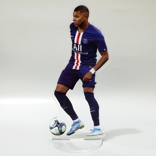 Mô hình nhân vật cầu thủ bóng đá Ronaldo Beckham Messi Mbappe Haaland bằng nhựa acrylic mới in 2 mặt-ĐH