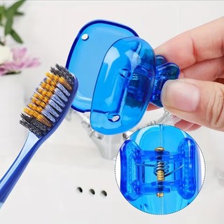 Kẹp lưu trữ bàn chải đánh răng gia đình - Mũ bảo vệ đầu bàn chải đánh răng cầm tay du lịch