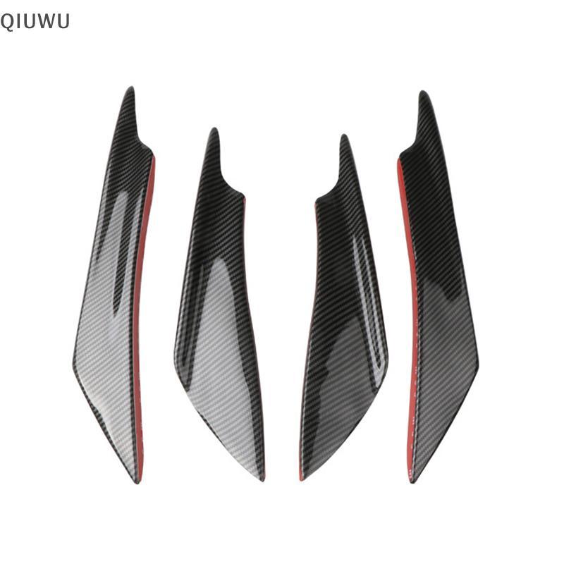 QIUWU Cản Trước Bên Canards Splitter Vây Cánh lướt gió cản trước đa năng.