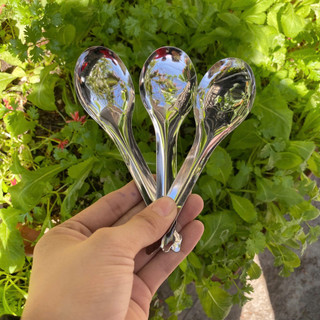 SET 20/50 Thìa inox, muỗng canh tròn inox ăn cơm cán ngắn