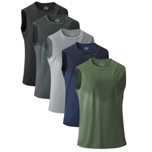 Áo Vest không tay chạy bộ nam thể thao thể dục nhanh khô