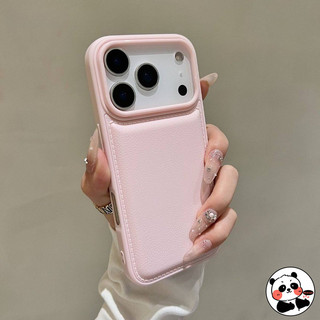 Ốp Điện Thoại Da PU Bulge Cho Xiaomi 17 Pro Max 15 15S 14 Pro 13 Poco X7 F8 F7 Ultra F6 F5 Pro 5G 4G Ốp Lưng Dễ Thương Màu Kẹo Đơn Giản Lớn Lên Chống Rơi Vỏ Mềm