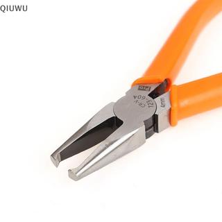 Kìm cắt nhựa QIUWU 90 độ Double-Edge 4 / 6 / 10mm Hàm xả CR-V Đầu cắt dụng cụ cầm tay thợ điện cho Sprue Burrs.