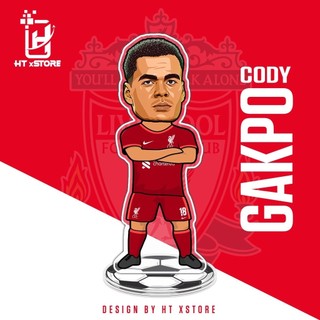 Mô hình standee in hình các cầu thủ CLB bóng đá Liverpool, mô hình cầu thủ bóng đá để bàn làm quà tặng, trang trí