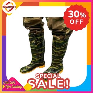 Ủng rằn ri đế vàng cứng size 39 - 44, ủng lao động, ủng đi mưa, ủng Trường Thịnh SỊN