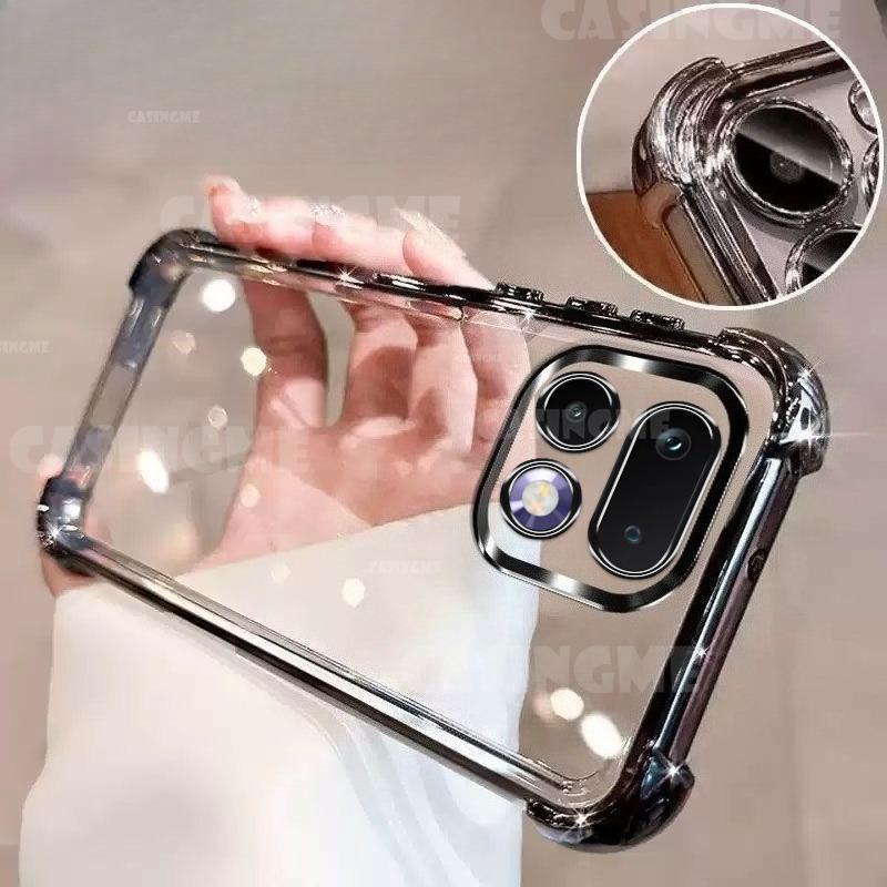 Vỏ bảo vệ ống kính mạ Realme 16 Pro 5G 2026 cho Realme 16 Realme16 16Pro 16x 16T Pro Plus + 4G 5G 2026 FOUR Corners Vỏ điện thoại bảo vệ chống sốc Ốp lưng chống sốc