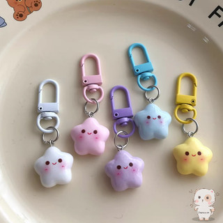 【Chamvn】Móc khóa mặt dây chuyền hình ngôi sao bằng nhựa dễ thương bạn thân hình trái tim dành cho nữ sinh cặp đôi